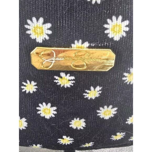 Jessica Simpson Black W/Daisy's Corduroy Backpack - Picture 3 of 7